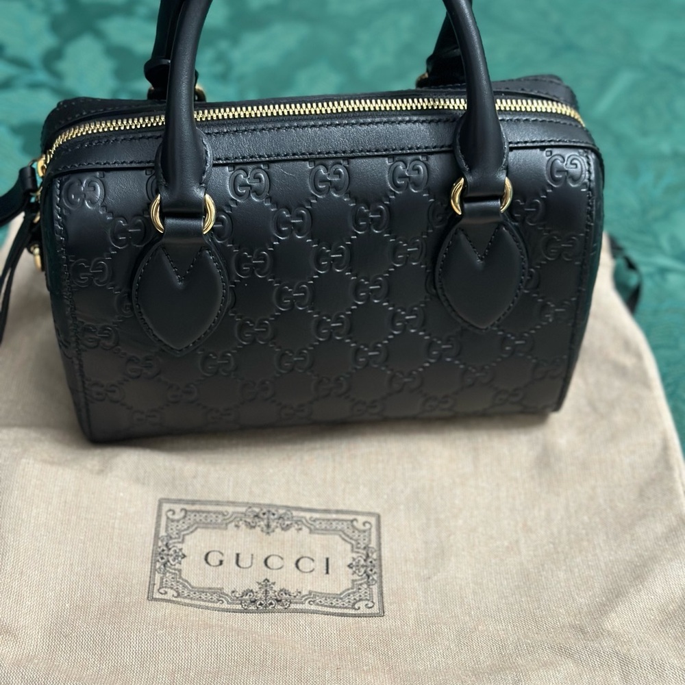Gucci Small Guccissima Boston Bag